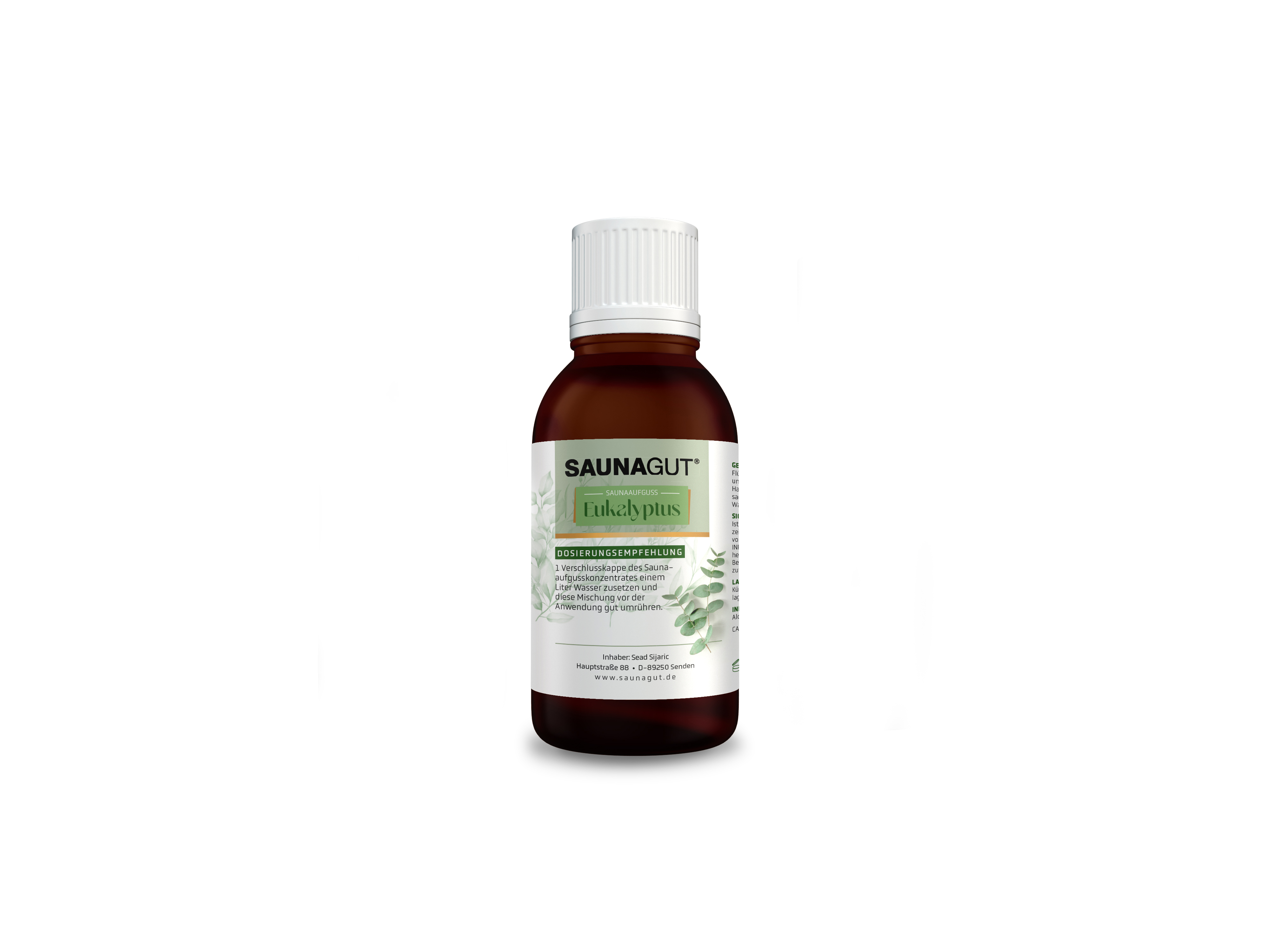 SAUNAGUT® Saunaduft Eukalyptus,  Glasflasche 50 ml