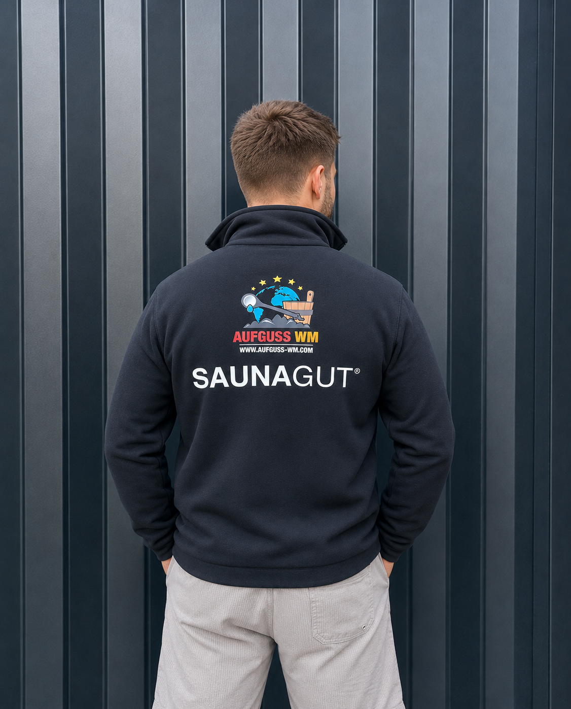 Jacke mit SAUNAGUT und WM-Logo