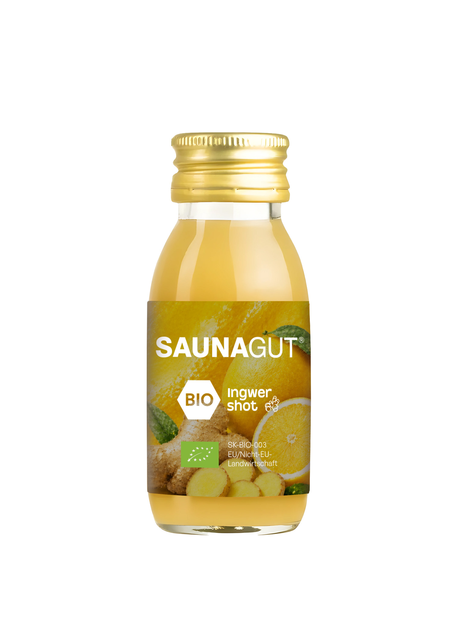 BIO DOUBLESHOT - INGWER SHOT - 24x Pack je 60ml