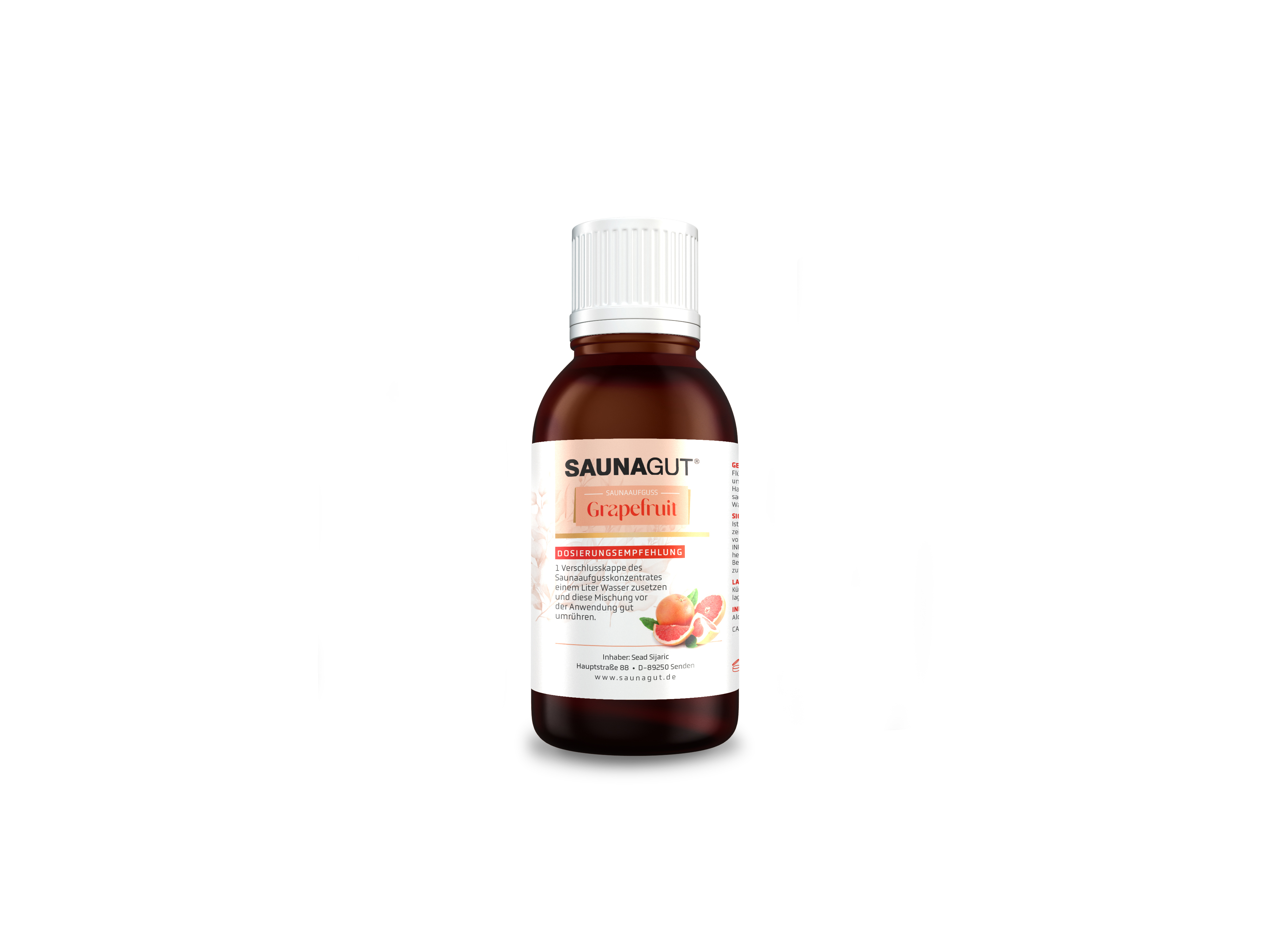SAUNAGUT® Saunaduft Grapefruit, Glasflasche 50 ml